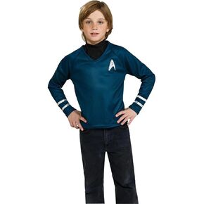 Star Trek Movie Child's Blue Shirt Costume with Dickie and Pants, Medium in Saudi Arabia