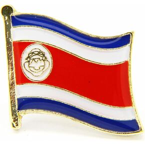 Uijodif 1 قطعة شارة المينا National Flag2، نمط العلم الوطني، بروش معدني، 0.63 × 0.75 بوصة in Kuwait