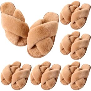 Vaipi 6 أزواج من النعال الصليب للسيدات النعال الفخمة الزائفة شبثر من الشباك in Kuwait