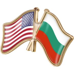 Flags of the United States USA America US and Many Other Countries Pin Cross Friendship Badge Alloy Brooch in Saudi Arabia