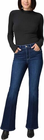 PAIGE Womens Hr Laurel Canyon Petite مع خياطة عكسية Bl in Kuwait