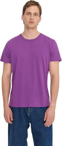 Organic Basics Mens True Regular Fit Cotton Short-Sleeve Tee in Saudi Arabia