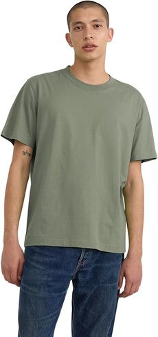 Organic Basics Mens True Regular Fit Cotton Short-Sleeve Tee in Saudi Arabia