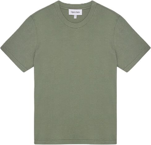 Organic Basics Mens True Regular Fit Cotton Short-Sleeve Tee in Saudi Arabia