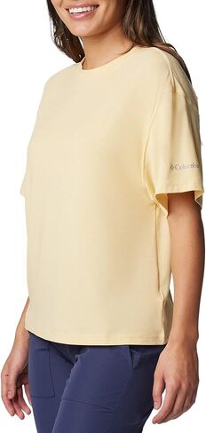 Columbia Women's Boundless Trek Short Sleeve Shirt (US, Alpha, X-Large, Regular, Regular, Sunkissed) in Saudi Arabia