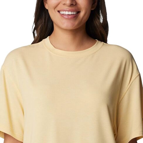 Columbia Women's Boundless Trek Short Sleeve Shirt (US, Alpha, X-Large, Regular, Regular, Sunkissed) in Saudi Arabia
