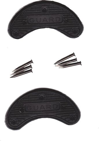 Guard Quality Heel and Toe Plates Polyurethane (Plastic) Taps Savers 1 Pair Self-Adhesive with Nails (Size 5) in Saudi Arabia