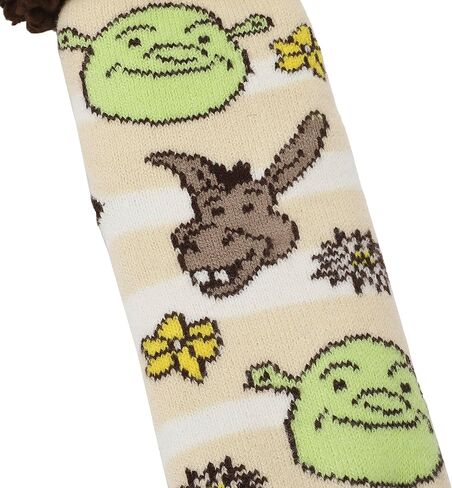جوارب نسائية مريحة من Bioworld Shrek Shrek & Donkey With Flowers in Kuwait
