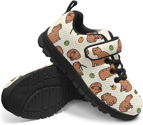 Kids Cute Sneakers for Girls School Single Buckle Sports Shoes Breathable Lightweight Walking Running Shoes in Saudi Arabia