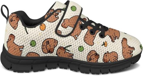 Kids Cute Sneakers for Girls School Single Buckle Sports Shoes Breathable Lightweight Walking Running Shoes in Saudi Arabia