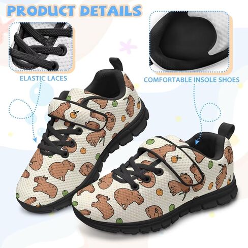 Kids Cute Sneakers for Girls School Single Buckle Sports Shoes Breathable Lightweight Walking Running Shoes in Saudi Arabia