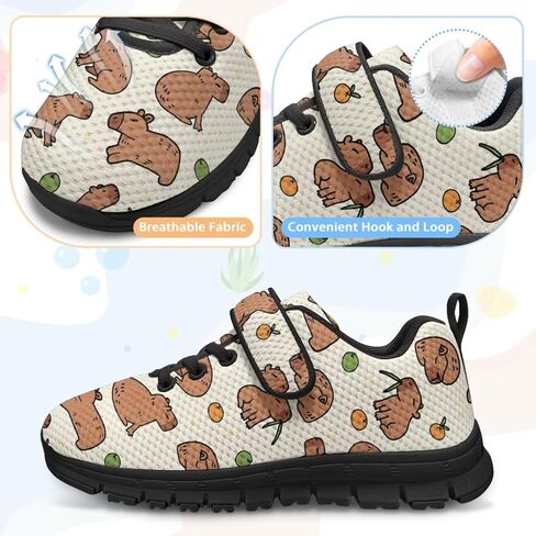 Kids Cute Sneakers for Girls School Single Buckle Sports Shoes Breathable Lightweight Walking Running Shoes in Saudi Arabia