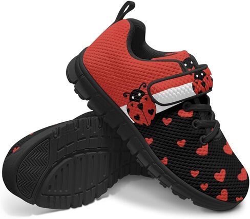 Kids Cute Sneakers for Girls School Single Buckle Sports Shoes Breathable Lightweight Walking Running Shoes in Saudi Arabia