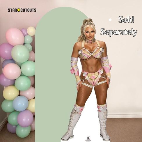 Star Cutouts SC4587 Tiffany Stratton WWE Cardboard Cut Out ارتفاع 172 سم - مثالي للمعجبين والحفلات والاحتفالات in Saudi Arabia