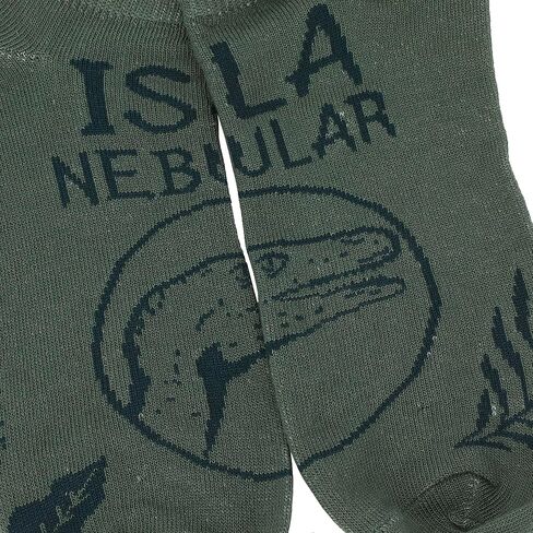 Bioworld Jurassic Park AOP Text Womens Ankle Socks 5 Pack in Saudi Arabia