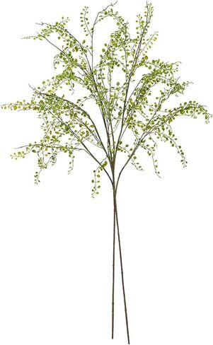Vickerman Everyday 48' Indoor Artificial Green Leaves Spray - Realistic Looking Colorful Foliage - Maintenance Free - 2 per Pack - Decorative Greenery for Living Room in Saudi Arabia
