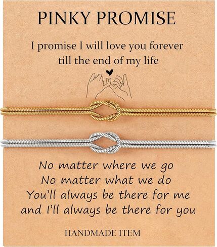 QWNHONEY Matching Bracelets for Couples Infinity Love Knot Bracelet Pinky Promise Friendship Bracelets Forever Link Together in Saudi Arabia