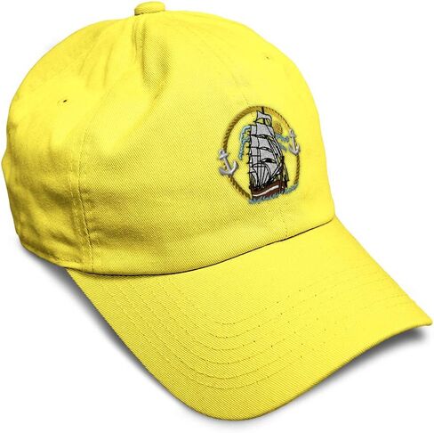 Soft Baseball Cap Nautical Anchor Clipper Ship Logo Boats Money Twill Cotton Month Dad Hats for Men & Women in Saudi Arabia