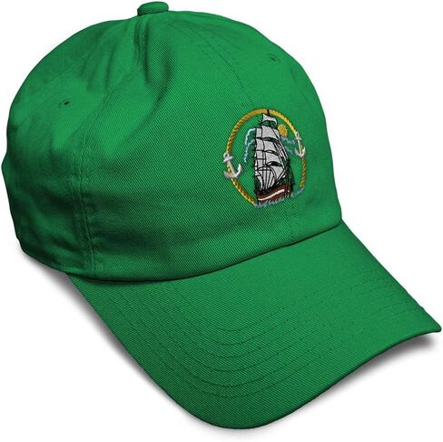 Soft Baseball Cap Nautical Anchor Clipper Ship Logo Boats Money Twill Cotton Month Dad Hats for Men & Women in Saudi Arabia