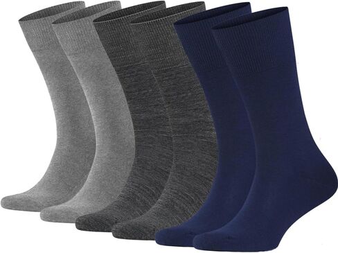 جوارب KNETLI النسائية الرسمية، جوارب دائرية، فائقة النعومة، خيارات متعددة الألوان مقاس 6-9، 3 و6 أزواج in Kuwait