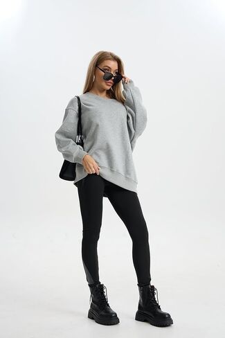 سروال ضيق بدون خياطة عالي الخصر للسيدات من Just One: تصميمات منسقة مكونة من 4 قطع للتمرين والاسترخاء والراحة اليومية in Kuwait