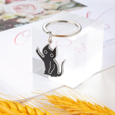 Cat key Chain, Cute Keychain for Women Cool Stuff Decor Cat Keychain Gifts For Cats Lover Funny Gift for Women in Saudi Arabia