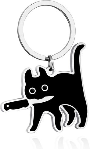 Cat key Chain, Cute Keychain for Women Cool Stuff Decor Cat Keychain Gifts For Cats Lover Funny Gift for Women in Saudi Arabia