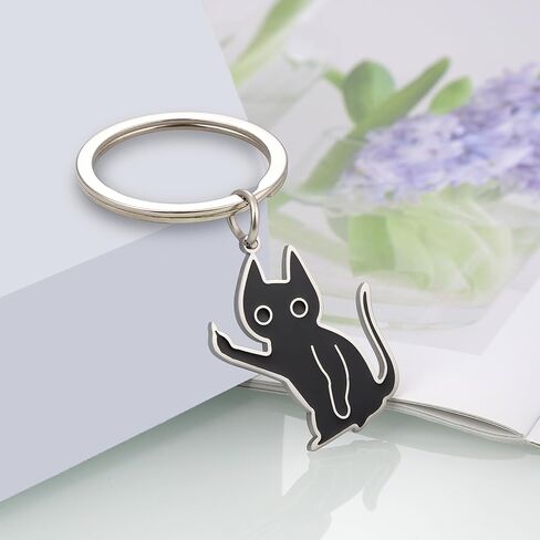 Cat key Chain, Cute Keychain for Women Cool Stuff Decor Cat Keychain Gifts For Cats Lover Funny Gift for Women in Saudi Arabia