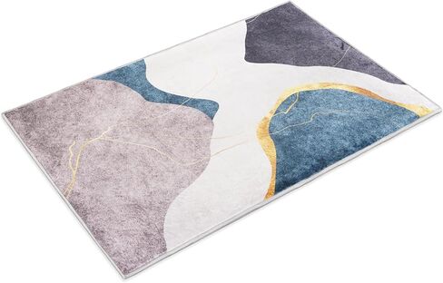 Washable Runner Rug, 2x8 Vintage Kitchen Runner Rug with Non-Slip Backing and Soft Low Pile, Long Carpet for Entryway Indoor, Kitchen, Bedroom, Bathroom and Laundry Room (Gray) in Saudi Arabia