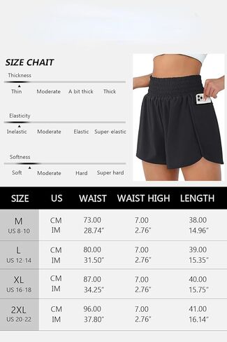 Summer Shorts for Women High Waisted Quick Dry Gym Shorts with Zipper Pockets in Saudi Arabia