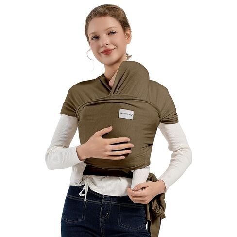 حاملة يلف الأطفال ، حبال حاملة الأطفال المولود الجديد ، ويرتدي طفلًا يلف غلاف المولود الجديد ، وحاملات حبال الأطفال للأطفال حديثي الولادة والرضع ، والبيج. in Kuwait