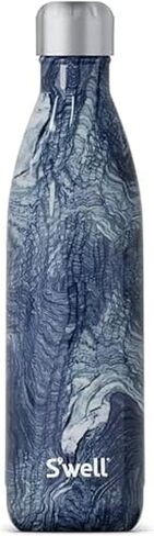 S'well Stainless Steel Water Bottle, 17oz, Marble Swirl, Triple Layered Vacuum Insulated Containers Keeps Drinks Cold for 36 Hours and Hot for 18, BPA Free, Perfect for On the Go in Kuwait
