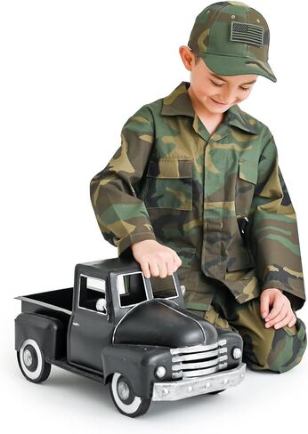 Trendy Apparel Shop Youth Kid's Battle Dress Uniform Camouflage Print Top in Saudi Arabia