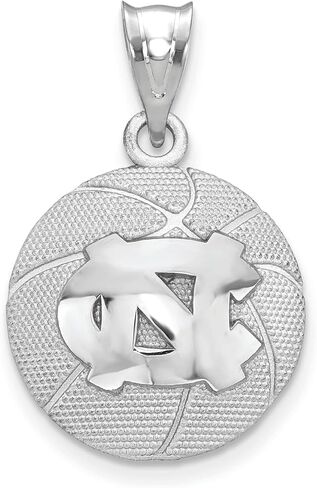 LogoArt Logo Art Sterling Silver North Carolina Tar Heels Basketball Pendant in Saudi Arabia