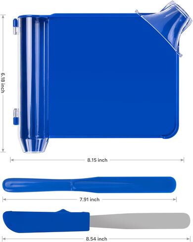 SimCoach Pill Counting Tray, Right Hand Pill Counter with Spatula, Larger Pharmacy Counting Tray with Added Guide Cap (Blue) in Saudi Arabia
