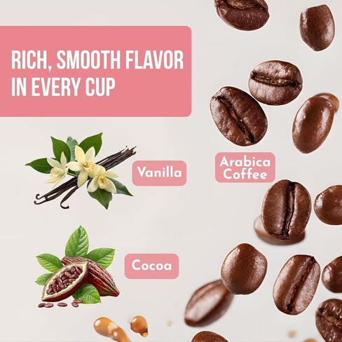 Ylva Blends Hormonal Balance Mushroom Coffee for Women – Instant Mushroom Coffee – Daily Wellness & Hormone Harmony for Perimenopause & Menopause – 5 Adaptogenic Mushrooms, Black Cohosh & L-Theanine – 36 Servings in Saudi Arabia