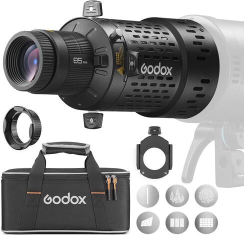 GODOX BFP Flash Light Projector, for DP400IIIV DP600IIIV QT400III QT600III SK400II SK400IIV MS300 AD600Pro Strobe Flash Light and GODOX Mount AD300Pro ML60BI ML60IIBi with MLP-ID + SA-09003 in Kuwait