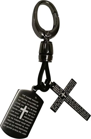 Keychain Gifts for Men Gifts for Men Women Teens Bible Verse Cross Keychain Baptism Confirmation Christian Religious in Saudi Arabia