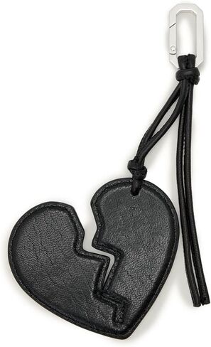 AllSaints Brkn Hrt Keyring W656XD Black One Size in Saudi Arabia