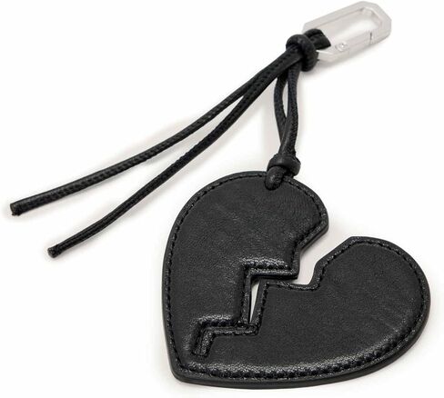 AllSaints Brkn Hrt Keyring W656XD Black One Size in Saudi Arabia
