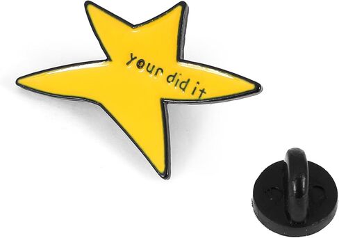 2Pcs Your Did It Star Pins, Funny Star Enamel Pins, Fun Meme Brooch Pin for Backpacks Clothes Decoration Accessories, Inspirational Badge Pin Gift for Friends in Saudi Arabia