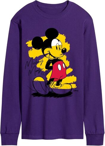Disney - Sketchy Mickey - Men's Long Sleeve Graphic T-Shirt in Saudi Arabia