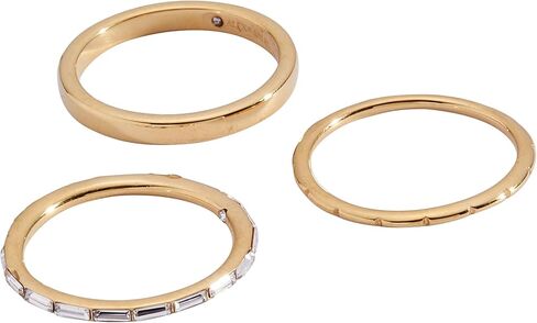 مجموعة حلقات تكديس الرغيف الفرنسي من Alex and Ani مكونة من 3 قطع in Saudi Arabia