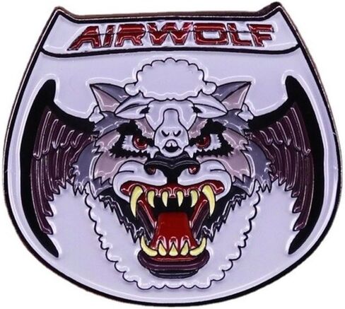 شعار Airwolf Air Wolf Helicopter 1980s TV Show 1.2 "Enamel Pin Badge in Kuwait