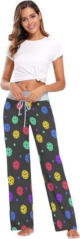 Cindly Women Pajama Pants Long Comfy Casual Drawstring Stretch Wide Leg Lounge Pants in Saudi Arabia