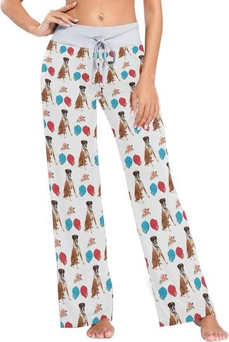 Cindly Women Pajama Pants Long Comfy Casual Drawstring Stretch Wide Leg Lounge Pants in Saudi Arabia