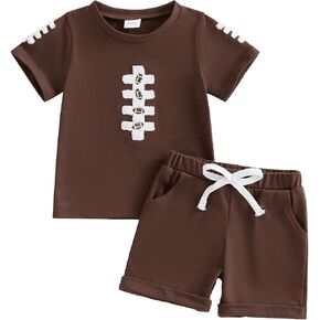 Giraropa Baby Boy Clothes لعبة البيسبول نمط قصير الأكمام للأطفال الرضع المصابون بسرات قصيرة in Saudi Arabia