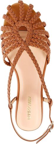 PIZZ ANNU Women's Sophia Braided Flat Sandals Comfortable Memory Foam Walking Shoes Summer Gladiator Slingback Ankle Strap Strappy Sandals in Saudi Arabia