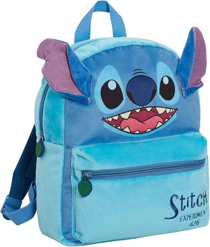 Disney Lilo and Stitch Bag Plush Kids Backpack For School Rucksack 3D Lunch Book Bag Gift, Blue, One Size in Saudi Arabia