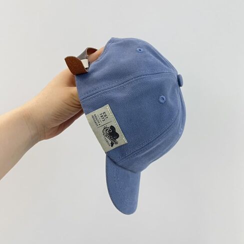 Spring and Autumn Kids Adjustable Strap Peaked Baseball Casual Hat Korean Solid Color Hat for Boy and Girls in Saudi Arabia